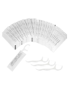 Palillos de Hilo Dental Envuelto Individualmente Meanhoo - 100 Unidades