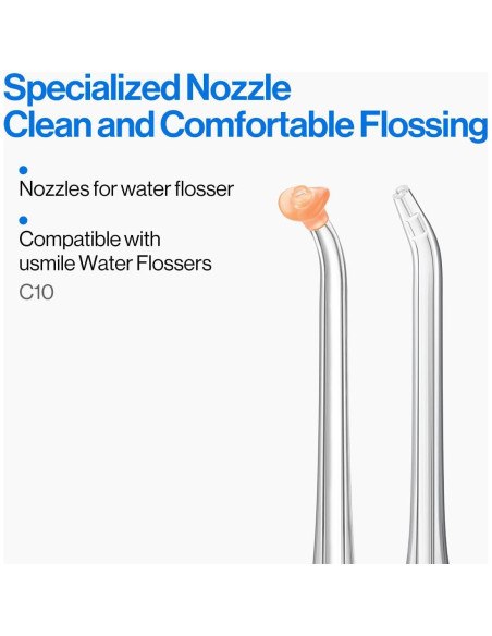 Consejos de Reemplazo usmile C10 para Flosser - Paquete de 2