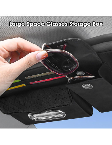 Organizador de Visera de Coche Rechale Beige 6 Bolsillos