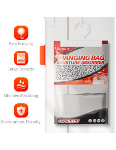 Bolsas Deshidratadoras Vacplus 278.4g, Deshumidificadores de Closet 2