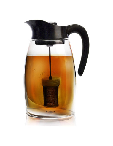 Jarra de Infusión Primula Flavor-It 2.74L Negra, 3 Núcleos