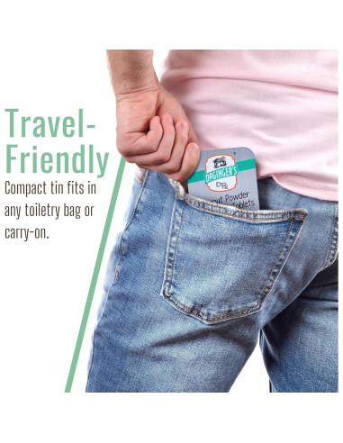 Tabletas de Pasta de Dientes Dr. Ginger Carbón Blanco 60 Unidades