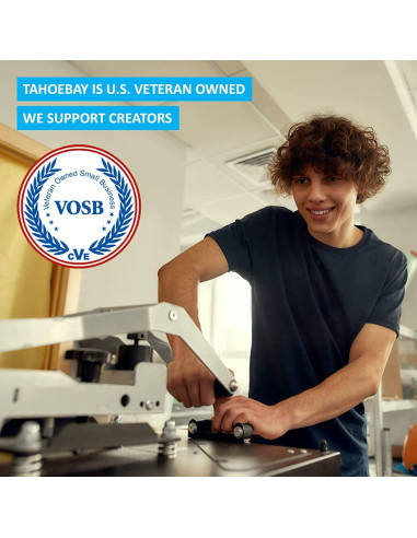 Mangas aislantes de vidrio TahoeBay 16oz en blanco - Paquete de 6