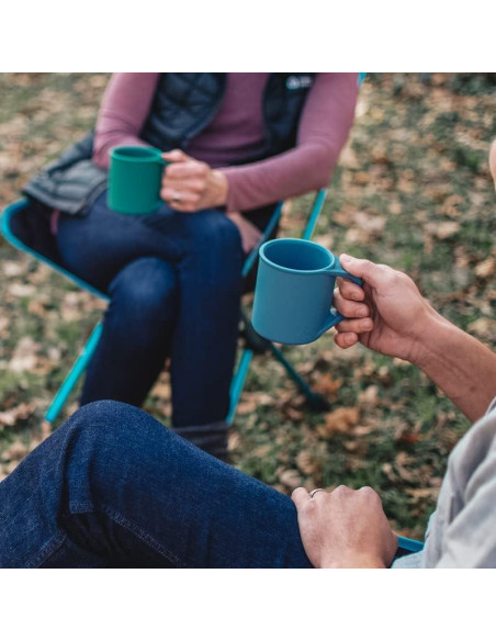Taza de Silicona MYOTT 12 oz Plegable Aislante Azul Pizarra
