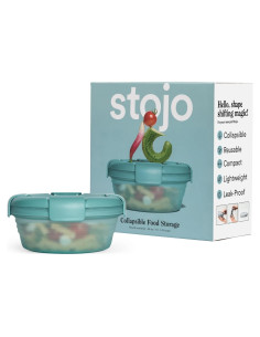 Tazón Plegable Stojo Eucalipto 1.06L Silicona Reutilizable