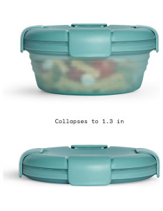 Tazón Plegable Stojo Eucalipto 1.06L Silicona Reutilizable 2