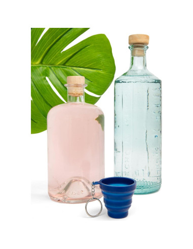 Vaso de Disparo Plegable Brew Collar Azul 59 ml Silicona BPA