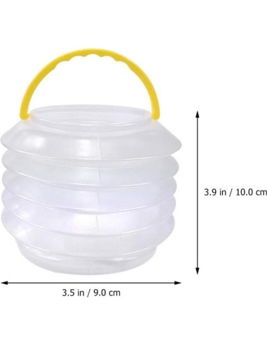 Cubo Plegable para Pinceles EXCEART 9.5x10 cm Reutilizable