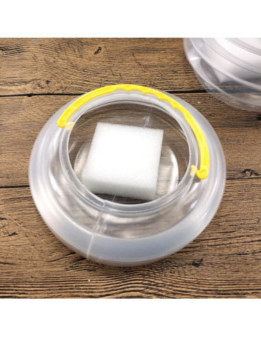 Cubo Plegable para Pinceles EXCEART 9.5x10 cm Reutilizable