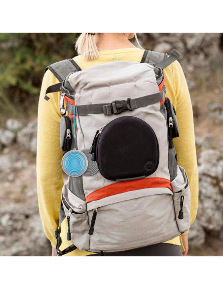 2 Tazas de Silicona Plegables JIMDOAYO para Camping 270ml