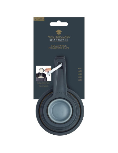 Tazas Medidoras Plegables MasterClass KitchenCraft 4 Pzs