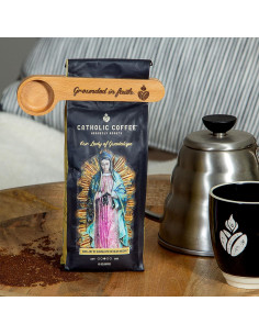 Cuchara Medidora de Acero Inoxidable Café Católico 22g 2