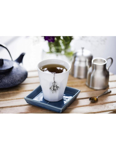 Set 2 Infusores de Té TeaSanavie con Colgantes de Abeja y Mariposa