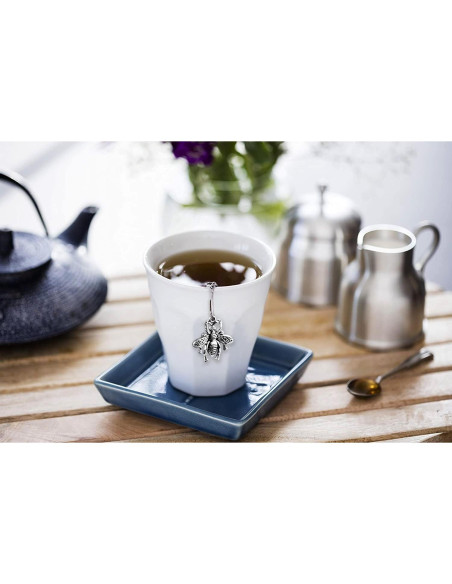 Set 2 Infusores de Té TeaSanavie con Colgantes de Abeja y Mariposa