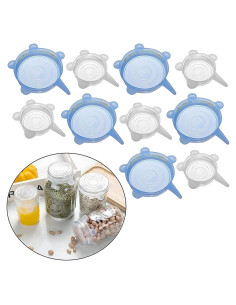 Tapa de Silicona Adpartner para Latas de Comida Mascotas - 10 Piezas