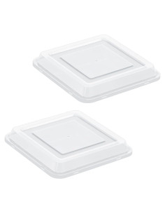 Juego de 2 Tapas de Almacenamiento E-far 21.6 cm Cuadradas