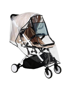 Cubierta de Lluvia para Cochecito EVA con Ventana y Cierres