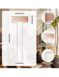 25 Etiquetas de Metal Cobre Cureder 25.4 cm Jardín 2