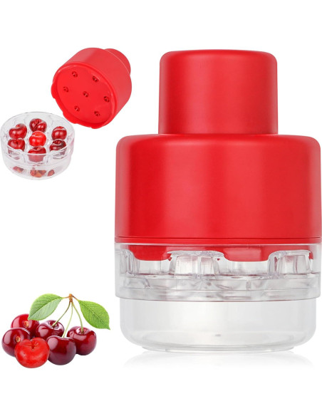 Deshuesador de Cereza Zorgons WPUS-012 Multifuncional Rojo