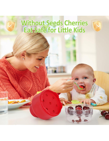 Deshuesador de Cereza Zorgons WPUS-012 Multifuncional Rojo