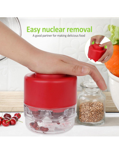 Deshuesador de Cereza Zorgons WPUS-012 Multifuncional Rojo