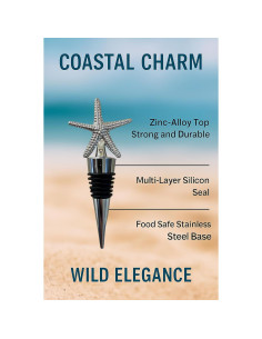 Tapones para Botellas de Vino C&E HOME COLLECTIVE Estrella de Mar 2