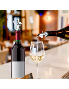 Vertedores de Botellas de Licor VIGOR PATH - Acero Inoxidable 4pcs 2