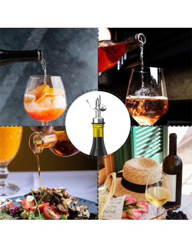 Vertedores de Botellas de Licor VIGOR PATH - Acero Inoxidable 4pcs