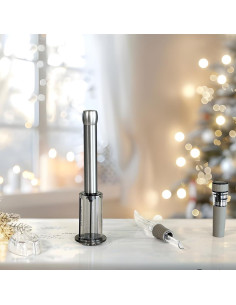 Juego de Vertedores de Vino Cork Genius - 3 Piezas Oro Rosa 2