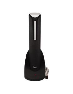 Ozeri Pro Abrebotellas de Vino Eléctrico Negro con Base y Cortador