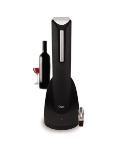 Ozeri Pro Abrebotellas de Vino Eléctrico Negro con Base y Cortador 2
