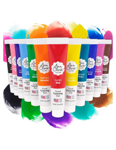 Colorante Alimentario en Gel Ann Clark 12 Colores 19.84 ml
