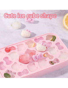 Bandeja de Hielo con Tapa Zmioviq 24 Cubos Silicona 2