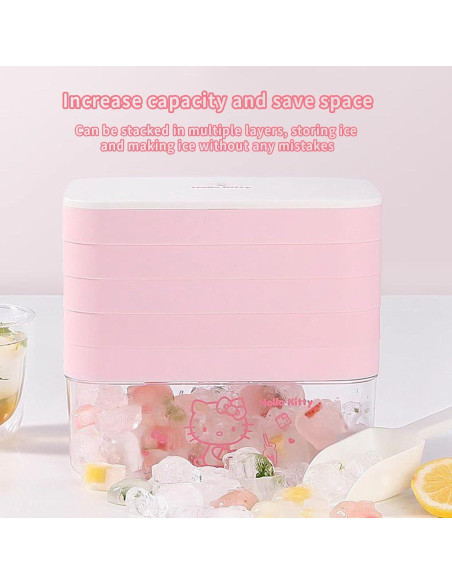 Bandeja de Hielo con Tapa Zmioviq 24 Cubos Silicona