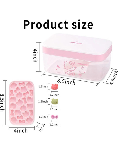 Bandeja de Hielo con Tapa Zmioviq 24 Cubos Silicona