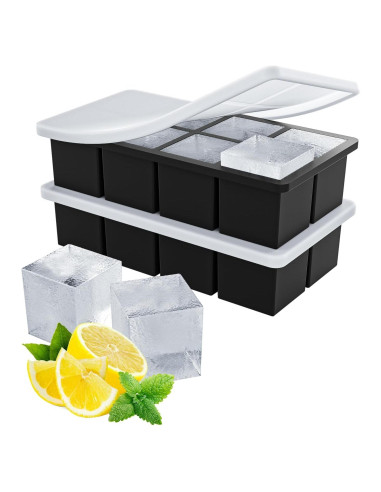 Bandeja de Hielo Cuadrada Grande Bongpuda de Silicona 22x11.5cm