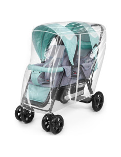 Cubierta para Cochecito Doble PAHTTO Impermeable 39x28cm