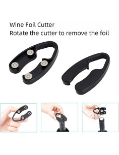 Abrebotellas de vino eléctrico Hotool recargable con cortador 2