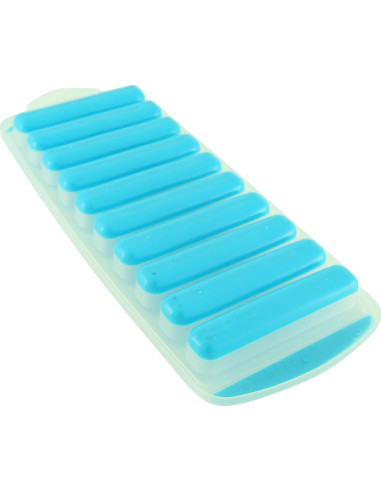 Bandeja de Hielo Rectangular Meadow Lane Azul 1-Pack Apta Lavavajillas