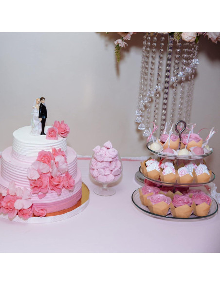 200 Moldes para Cupcakes Tulipán DC QZHMKJ Natural 8 cm