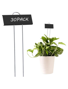 30 Etiquetas de Plantas de Metal GHAMYEE 28cm Impermeables