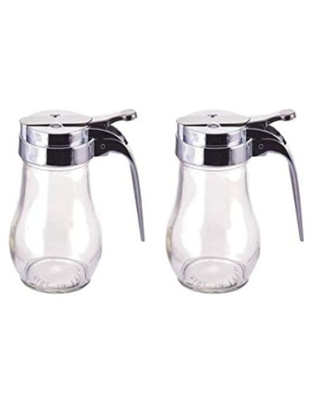 Dispensador de Jarabe Great Credentials 396g Vidrio Zinc