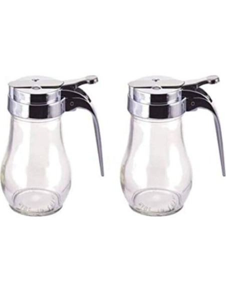 Dispensador de Jarabe Great Credentials 396g Vidrio Zinc