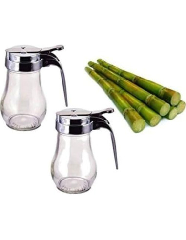 Dispensador de Jarabe Great Credentials 396g Vidrio Zinc