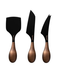 Juego de Cuchillos para Queso Hecef 3 Piezas Acero Inoxidable