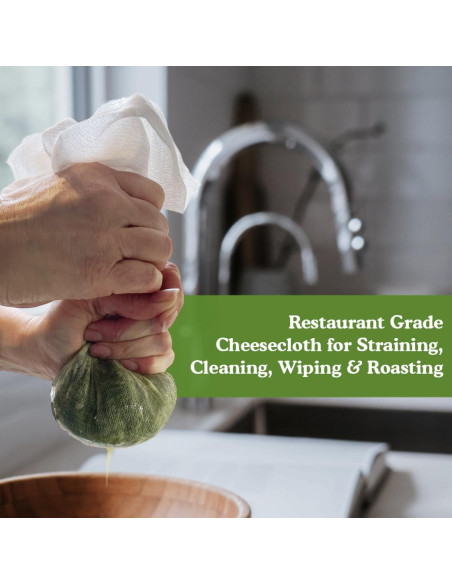 Tela de Queso 100% Algodón Regency Wraps 182x91 cm (Paquete de 2)