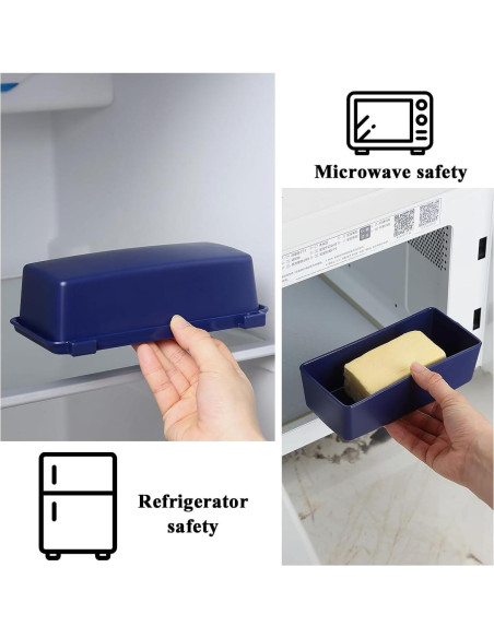 Caja de Mantequilla con Tapa Kyraton y Espátula Acero Inoxidable