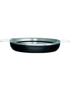Colador Plegable Rsle de Acero Inoxidable 25.4 cm Negro 2