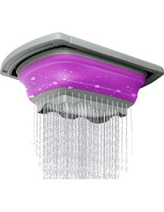 Colador de Silicona Plegable Prime Cook 5.68L Morado 2