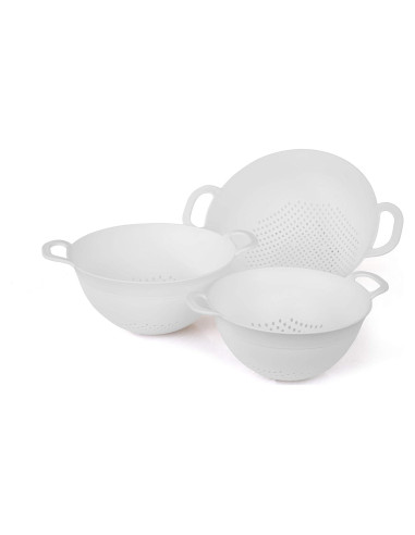 Coladores Mintra Home 3pk - Libre de BPA, Apto Lavavajillas